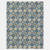 Mediterranes Gemustert Blanket Beachy Zuhause Fleecedecke (Vorderseite)