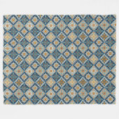Mediterranes Gemustert Blanket Beachy Zuhause Fleecedecke (Vorderseite (Horizontal))
