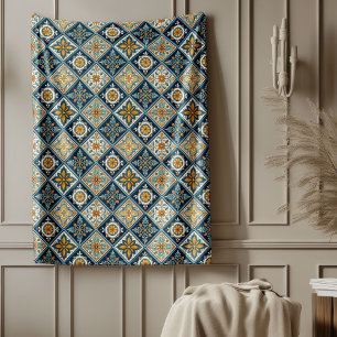 Mediterranes Gemustert Blanket Beachy Zuhause Fleecedecke