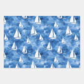 Mediterranes Herz-Sand-Brautparty Geschenkpapier Set (Vorderseite 3)