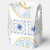 Mediterranes Lemon-Themed Wedding/Brautparty Geschenkschachtel (Geöffnet)