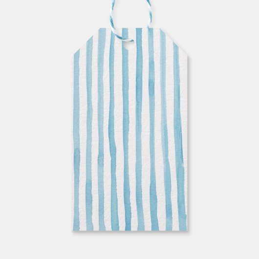 Mediterranes Monogram Wappen Wedding Vielen Dank Geschenkanhänger (Rückseite)