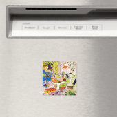 Mediterranes Stillleben Magnet (In Situ (Geschirrspüler))