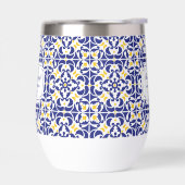 Mediterranes Tiles Blue & Yellow Wedding-Geschenk (Links)