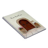 Mediterranes TürNotebook Notizblock (Rechte Seite)