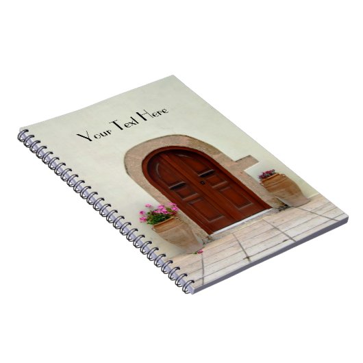 Mediterranes TürNotebook Notizblock (Rechte Seite)