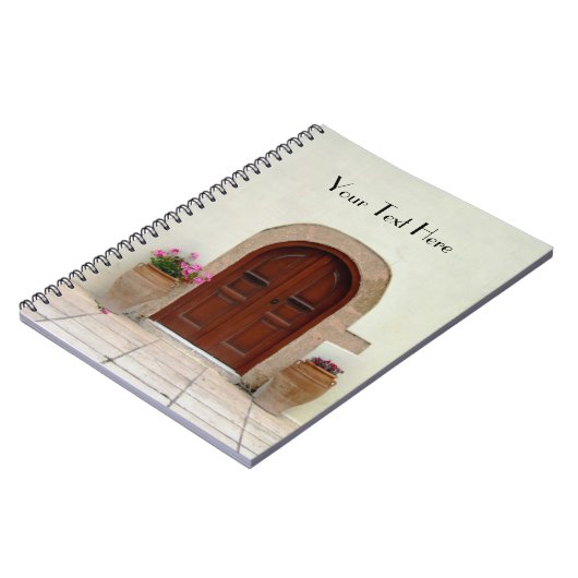 Mediterranes TürNotebook Notizblock (Linke Seite)