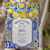 Mediterranes Zitronenmeer-Brautparty Einladung