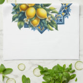 Mediterranian Lemons Geschirrtuch (Gefaltet)