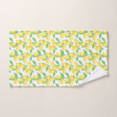 Mediterrenean Citrus Lemon pattern Badhandtuch Set (Handtuch)