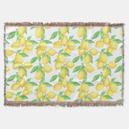 Mediterrenean Citrus Lemon pattern Decke