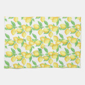 Mediterrenean Citrus Lemon pattern Geschirrtuch (Horizontal)