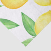 Mediterrenean Citrus Lemon pattern Seidenpapier (Ausschnitt)