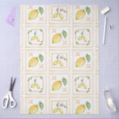 Mediterrenean Citrus Lemon pattern Seidenpapier (Basteln)