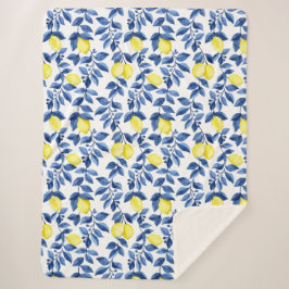 Mediterrenean Citrus Lemon pattern Sherpadecke