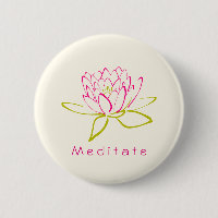 Meditieren. Blume Lotus/Wasserlilie Illustration