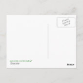 Meditieren der Froschkunst Postkarte (Rückseite)