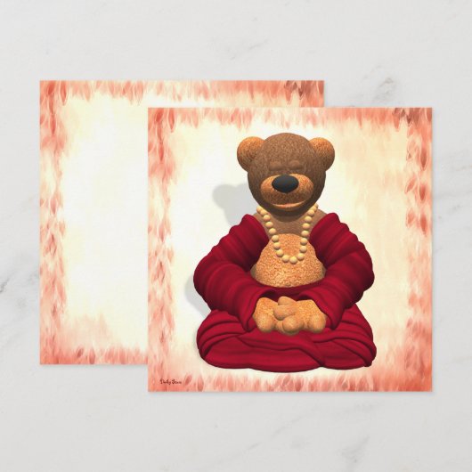 Meditieren des Buddha-Bären (Vorne/Hinten)