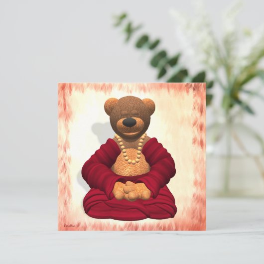 Meditieren des Buddha-Bären (Stehend Vorderseite)
