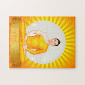 Meditieren des Buddha-Puzzles Puzzle (Horizontal)