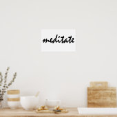 meditieren poster (Küche)