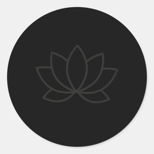 Meditieren Sie Yoga Meditation Vertrauen in das Un Runder Aufkleber (Vorderseite)