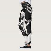 Meditieren von Skelett Leggings (Links)