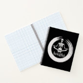 Meditieren von Skelett Notizblock (Innenseite)