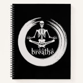 Meditieren von Skelett Notizblock (Vorderseite)