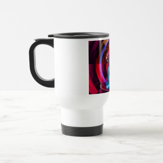 Meditierende Buddha-Reise-Tasse Reisebecher (Links)