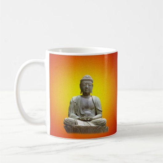 Meditierende Buddha-Tasse Kaffeetasse (Links)