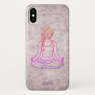 Meditierende Dame Benutzername Case-Mate iPhone Hülle