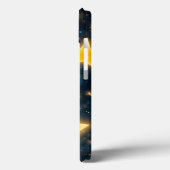 Meditierende Frau auf einem hellen Stern Case-Mate iPhone Hülle (Rückseite / Links)