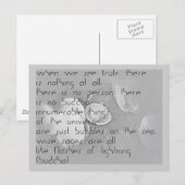 Meditierende Medusa Postkarte (Vorne/Hinten)