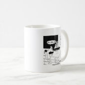 Meditierende Physiker Kaffeetasse (VorderseiteRechts)