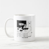 Meditierende Physiker Kaffeetasse (Links)