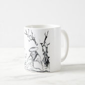 Meditierende Samurai-Tasse Kaffeetasse (VorderseiteRechts)