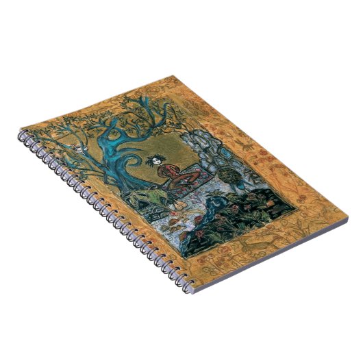 Meditierende Vorlagenzeitschrift Notizblock (Rechte Seite)