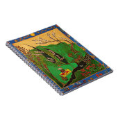 Meditierende Vorlagenzeitschrift Notizblock (Rechte Seite)