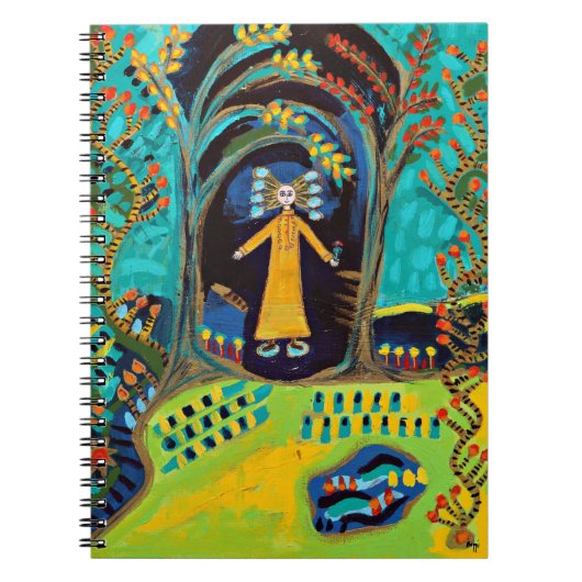 Meditierende Vorlagenzeitschrift Notizblock (Vorderseite)