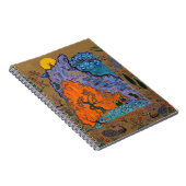 Meditierende Vorlagenzeitschrift Notizblock (Rechte Seite)