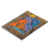 Meditierende Vorlagenzeitschrift Notizblock (Linke Seite)