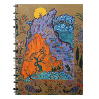 Meditierende Vorlagenzeitschrift Notizblock