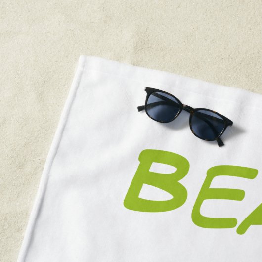 Meditierender Frosch Strandtuch (Beispiel)