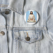 Meditierender Jesus mit OM Button (Beispiel)