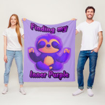 meditierender lila Schluck Suche nach meinem Inner