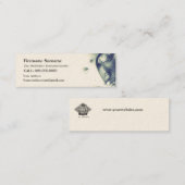 Meditierendes Buddha-Ruhe Licht Mini Visitenkarte (Vorne/Hinten)