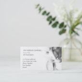 Meditierendes Buddha-Ruhe Licht Visitenkarte (Stehend Vorderseite)