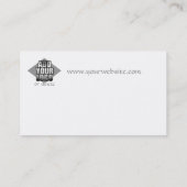 Meditierendes Buddha-Ruhe Licht Visitenkarte (Rückseite)