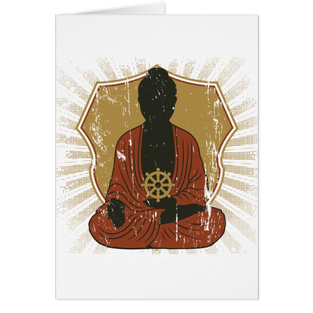 Meditierendes Dharma Rad Buddhas (Vorne)